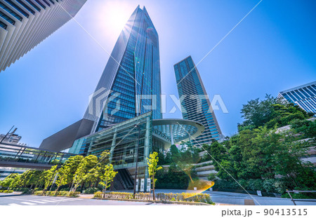 日本の東京都市景観 7月並み。5月だが東京初の真夏日。虎ノ門ヒルズなどを望む=5月29日 日本の東京都市景観 7月並み。5月だが東京初の真夏日。虎ノ門ヒルズなどを望む=5月29日 90413515