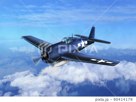 空を飛ぶF6Fヘルキャットイメージ 空を飛ぶF6Fヘルキャットイメージ 90414179