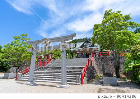 《佐賀県》晴天の鏡山稲荷神社・鏡山神社 90414286