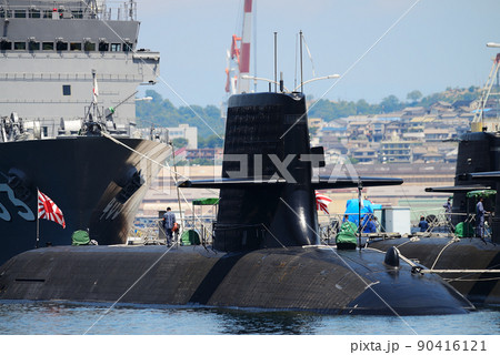 広島県呉市 アレイからすこじま 停泊する護衛艦・潜水艦 広島県呉市 アレイからすこじま 停泊する護衛艦・潜水艦 90416121