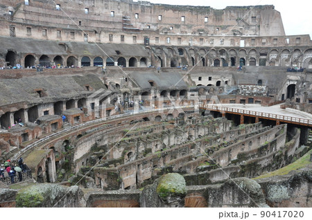 イタリア ローマ 世界遺産 円形競技場・コロッセオ イタリア ローマ 世界遺産 円形競技場・コロッセオ 90417020