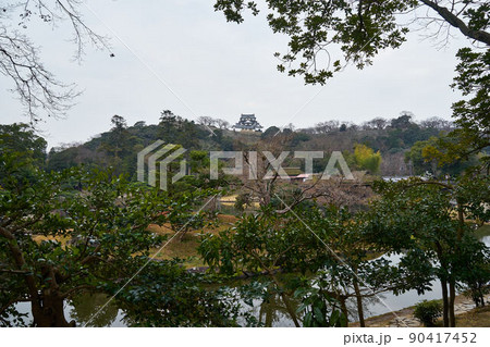 滋賀県 玄宮園からの彦根城 滋賀県 玄宮園からの彦根城 90417452