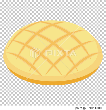 Illustration of melon bread (vector) Illustration of melon bread (vector) 90418003