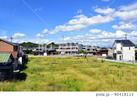 2021年。児島駅から岡山駅までの瀬戸大橋線の風景 90418113