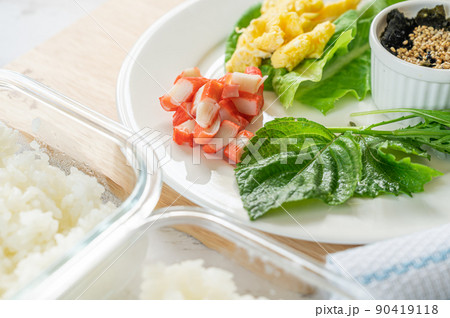 韓国おにぎり チュモッパ作り 韓国おにぎり チュモッパ作り 90419118