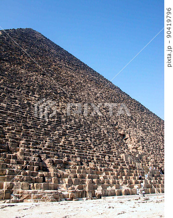 ギザのクフ王のピラミッドの盗掘穴，エジプト 90419796