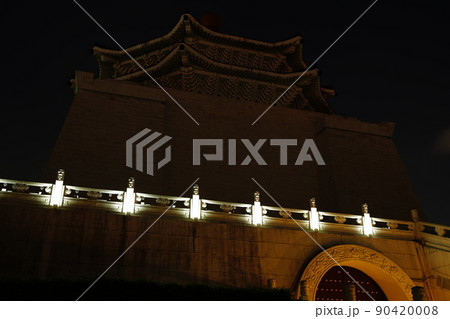 中正紀念堂 ナイトシーン 夕映 90420008