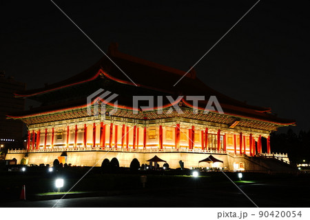 中正紀念堂 ナイトシーン 夕映 90420054