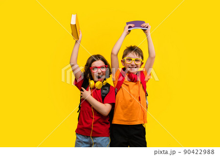 Two School Children Two School Children 90422988