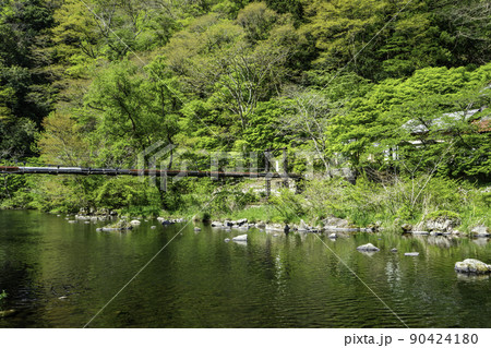 湯原温泉　旭川　岡山県真庭市 90424180