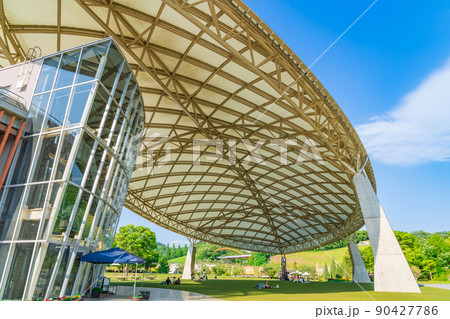 鞍ケ池公園、緑あふれる風景〈愛知県豊田市〉 90427786