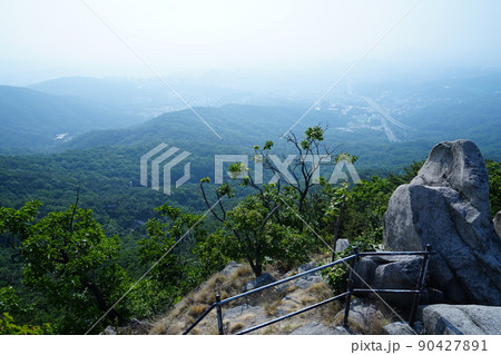 風景 山 晴れ 90427891