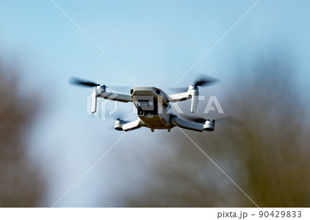 The flight of the copter. 90429833