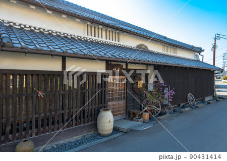 奈良　明日香村の町並み 90431414