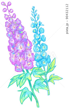 ファンタジーな夏香る花デルフィニウム01 90432112