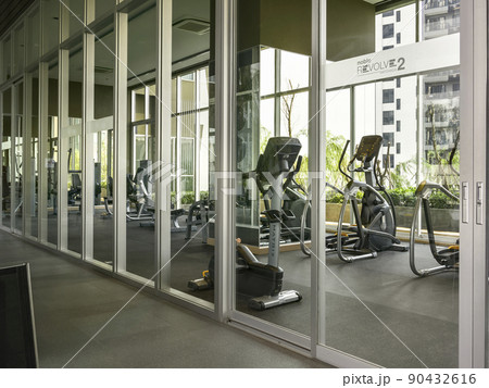 バンコク コンドミニアムのフィットネスルーム fitness room in condo, BKK バンコク コンドミニアムのフィットネスルーム fitness room in condo, BKK 90432616