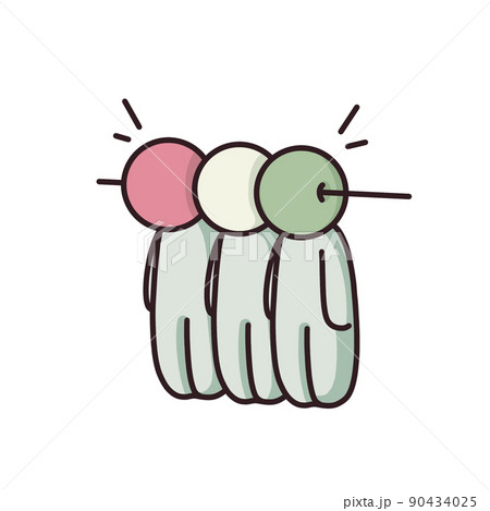 3色ダンゴの人たち 3色ダンゴの人たち 90434025