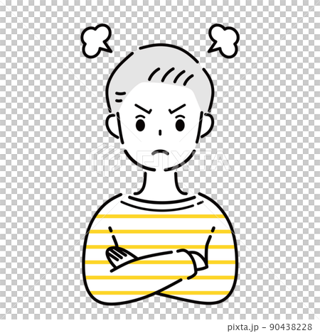 怒る 男性 怒る 男性 90438228