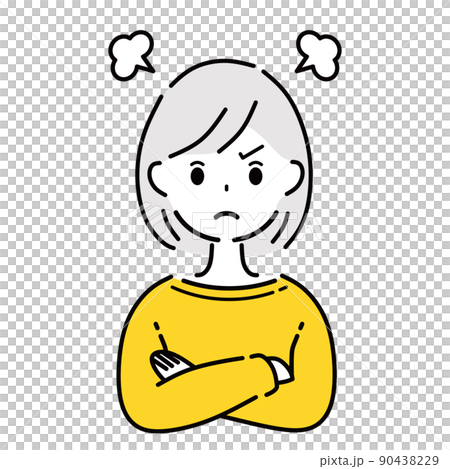 An angry woman 90438229