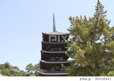 若葉薫る奈良興福寺の風景 若葉薫る奈良興福寺の風景 90438941