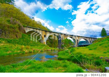 めがね橋(岩手県宮守川橋梁) めがね橋(岩手県宮守川橋梁) 90441200