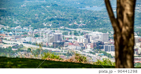 Chattanooga, Tennessee, USA views from Lookout mountain 90441298