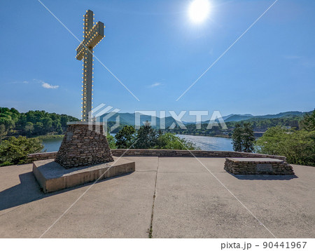 Lake Junaluska cross in western north Carolina 90441967
