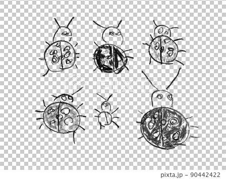 孩子們畫的瓢蟲 90442422