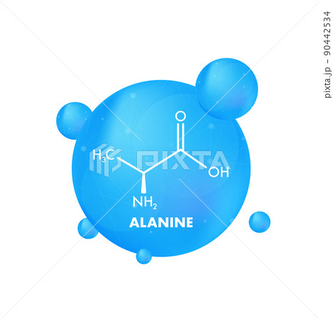 Alanine formula, great design for any purposes. Alanine formula 90442534