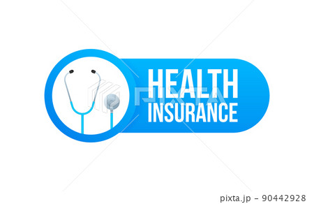 Health insurance. Clipboard with medical cross. Clinical record, prescription, claim, medical report, health insurance concepts 90442928
