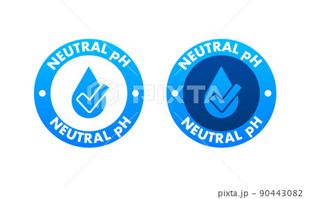 Icon with neutral ph. Vector logo. Logo symbol 90443082