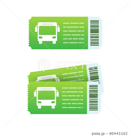 Ticket bus, great design for any purposes. Transport vector. Business icon Ticket bus, great design for any purposes. Transport vector. Business icon 90443102