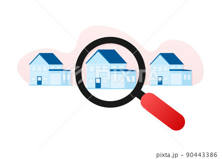 Real property assessment. Isometric business concept. Real estate, mortgage, loan concept 90443386