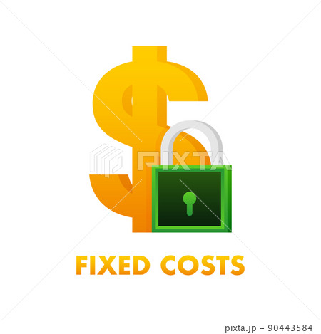 FC - Fixed Cost acronym. business concept background. Vector illustration. Business concept FC - Fixed Cost acronym. business concept background. Vector illustration. Business concept 90443584