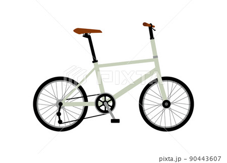 シンプルな自転車(ミニベロ)のイラスト シンプルな自転車(ミニベロ)のイラスト 90443607