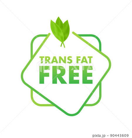 Trans fat free for web design. Editable vector. Editable stroke. Vector graphic Trans fat free for web design. Editable vector. Editable stroke. Vector graphic 90443609