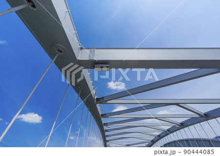 大阪市の大川に架けられた銀橋(桜宮橋) 大阪市の大川に架けられた銀橋(桜宮橋) 90444085