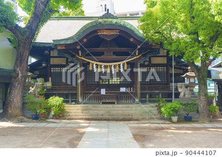 福島天満宮（上の天神）新緑の季節 90444107