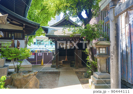 福島天満宮(上の天神)吉高稲荷神社 新緑の季節 福島天満宮(上の天神)吉高稲荷神社 新緑の季節 90444111