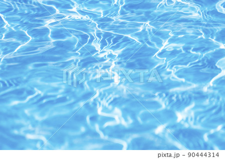 夏色のイメージ 　背景素材　水面　テクスチャ  90444314