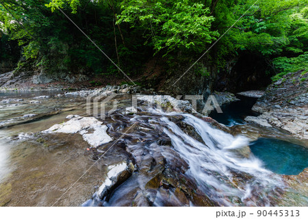 四万の甌穴群 90445313