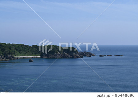 春の紀伊半島海岸線 90448696