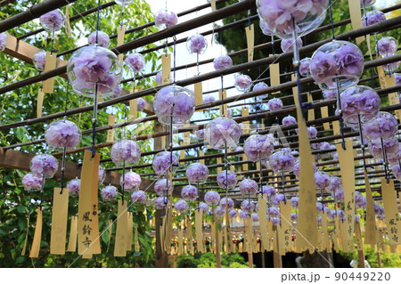 正寿院（通称：風鈴寺）の風鈴まつり　【京都府宇治田原町】 90449220