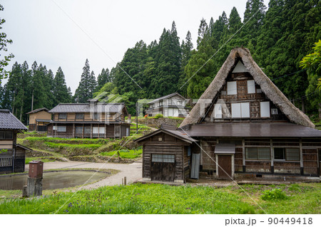 【富山県】 越中五箇山 相倉合掌造り集落 【富山県】 越中五箇山 相倉合掌造り集落 90449418