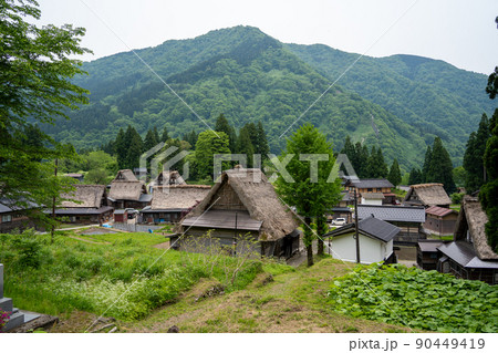 【富山県】 越中五箇山 相倉合掌造り集落 【富山県】 越中五箇山 相倉合掌造り集落 90449419