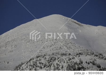 雪の回廊から観る八甲田山（八甲田・十和田ゴールドライン） 90449600