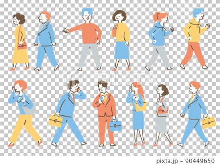 Various people_set 02_color Various people_set 02_color 90449650