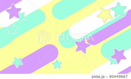 流れる線と星の背景 流れる線と星の背景 90449667