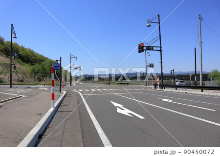 秋田県道325号大館能代空港西線 川口南交差点 90450072