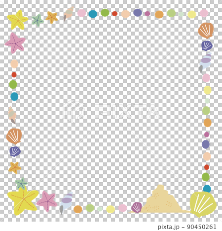 Sea motif frame 90450261
